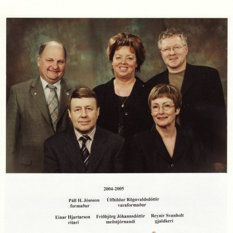 Stjórn FVSA þegar Páll gegndi formennsku.