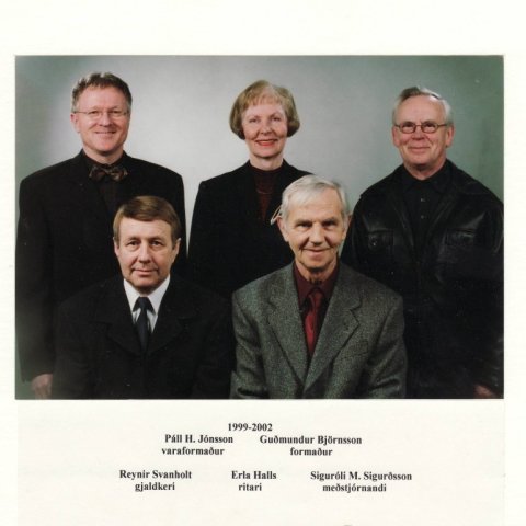 Stjórn FVSA 1999-2002 þegar Páll gegndi varaformennsku.