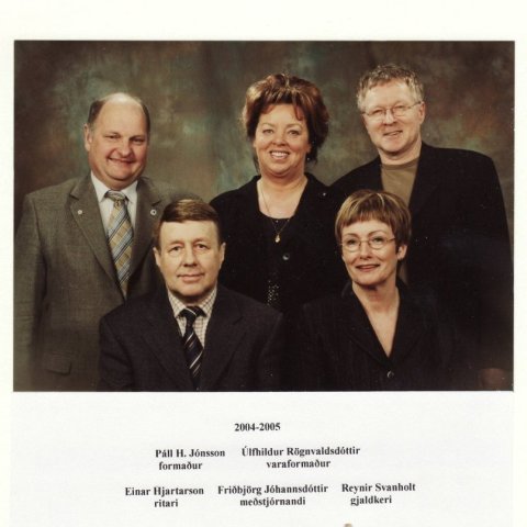 Stjórn FVSA árin 2004-2005 þegar Páll gegndi formennsku.
