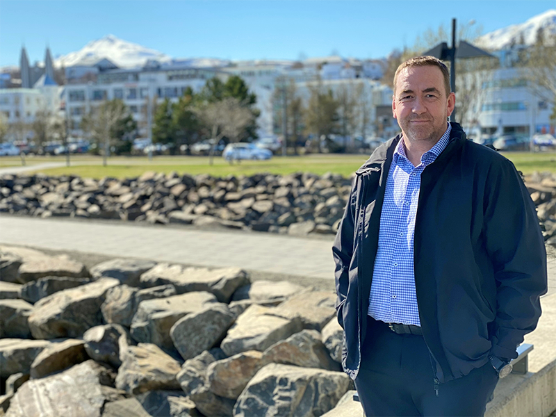 Eiður Stefánsson, formaður FVSA