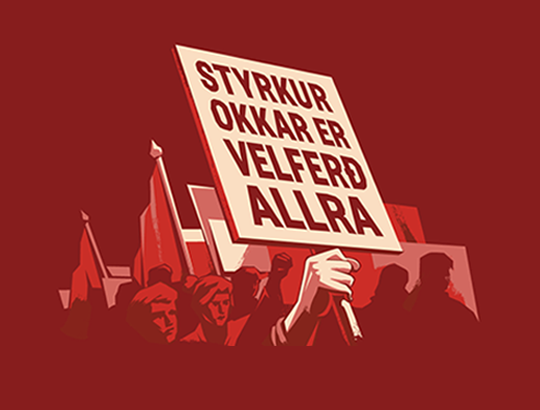 Dagskrá þann 1. maí