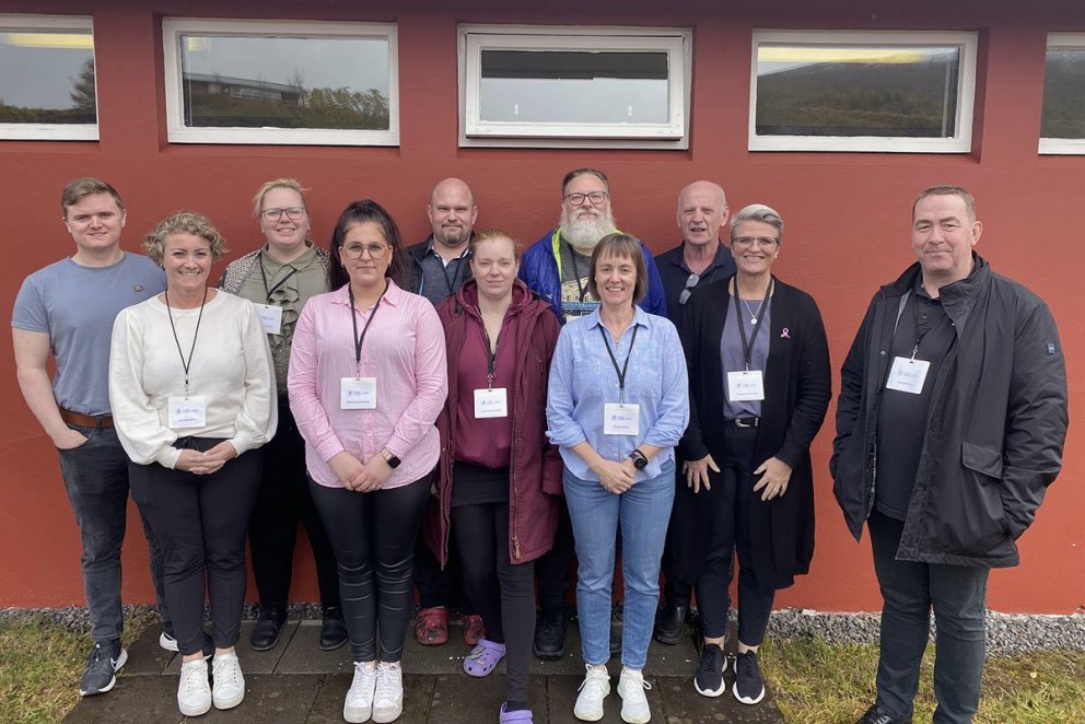 Þingfulltrúar FVSA frá vinstri: Gunnar Hafsteinn Kristjánsson, Eydís Bjarnadóttir, María Rut Dýrfjör&hellip;