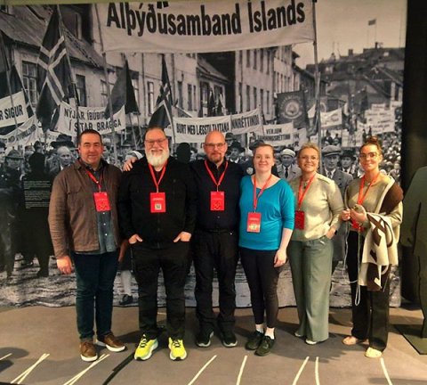 Fulltrúar FVSA frá vinstri: Eiður Stefánsson formaður FVSA, Stefán Jónsson, Gestur Gunnar Björnsson,&hellip;