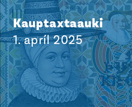Kauptaxtaauki tekur gildi 1. apríl