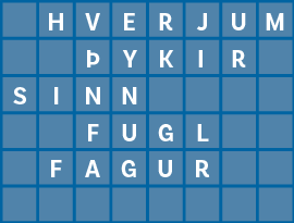 Vinningshafar krossgátunnar 2024