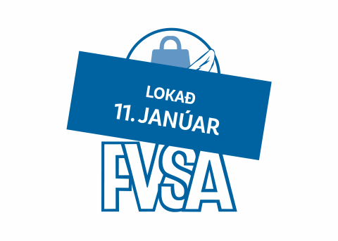 Lokað miðvikudaginn 11. janúar