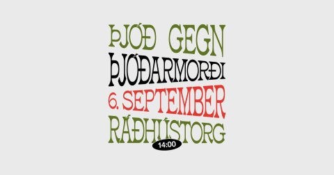 Þjóð gegn þjóðarmorði - samstöðufundur